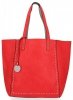 Női Táská shopper bag Diana&Co piros DTL165-3